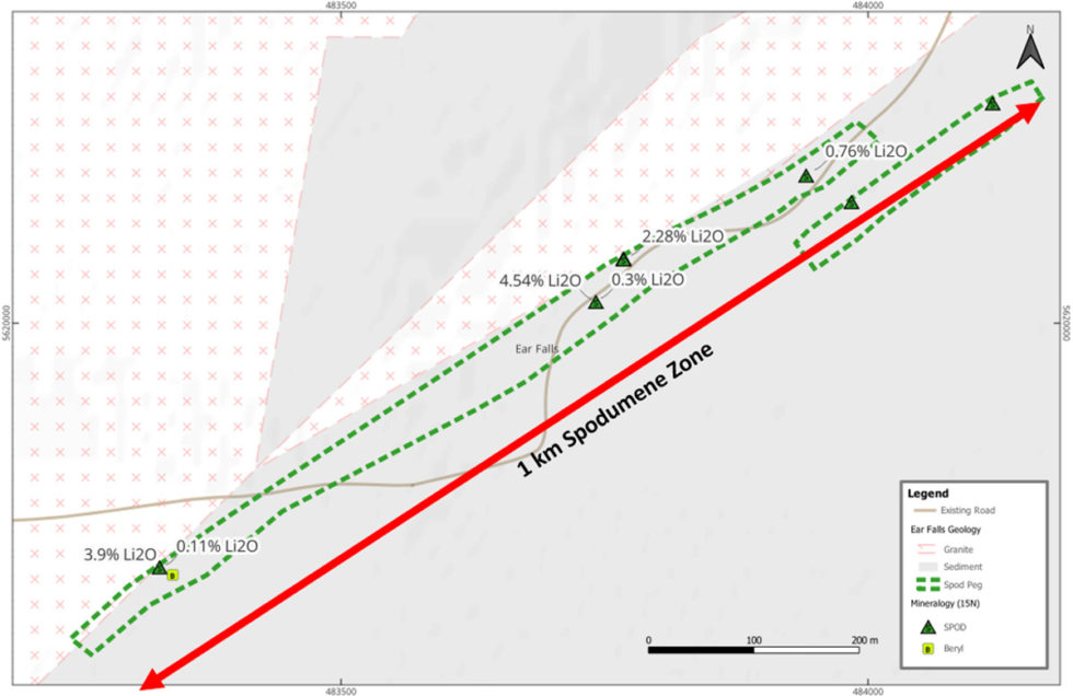 Ear Falls Spodumene Project - Beyond Lithium Metals